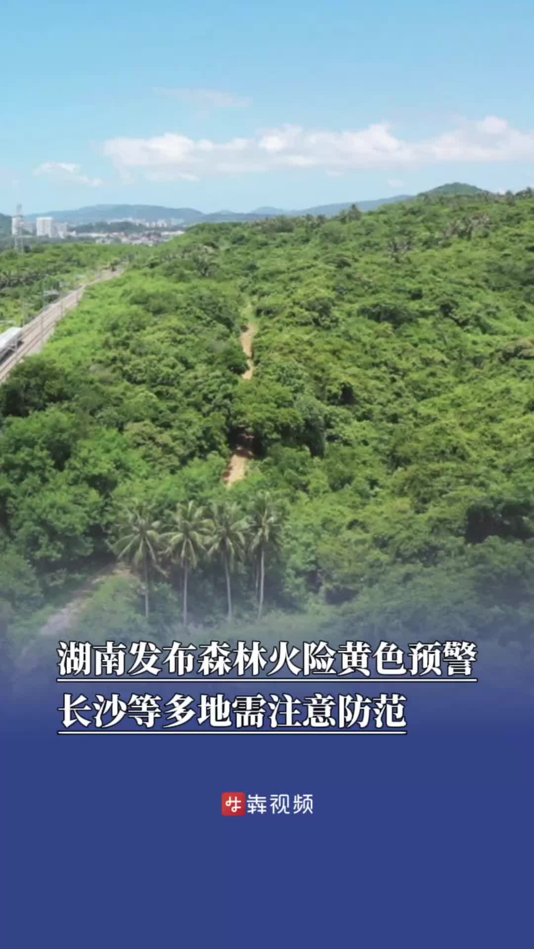 湖南发布森林火险黄色预警，长沙等多地需注意防范