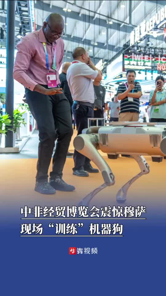 机器狗能否巡逻农田？穆萨“取经”中非经贸博览会