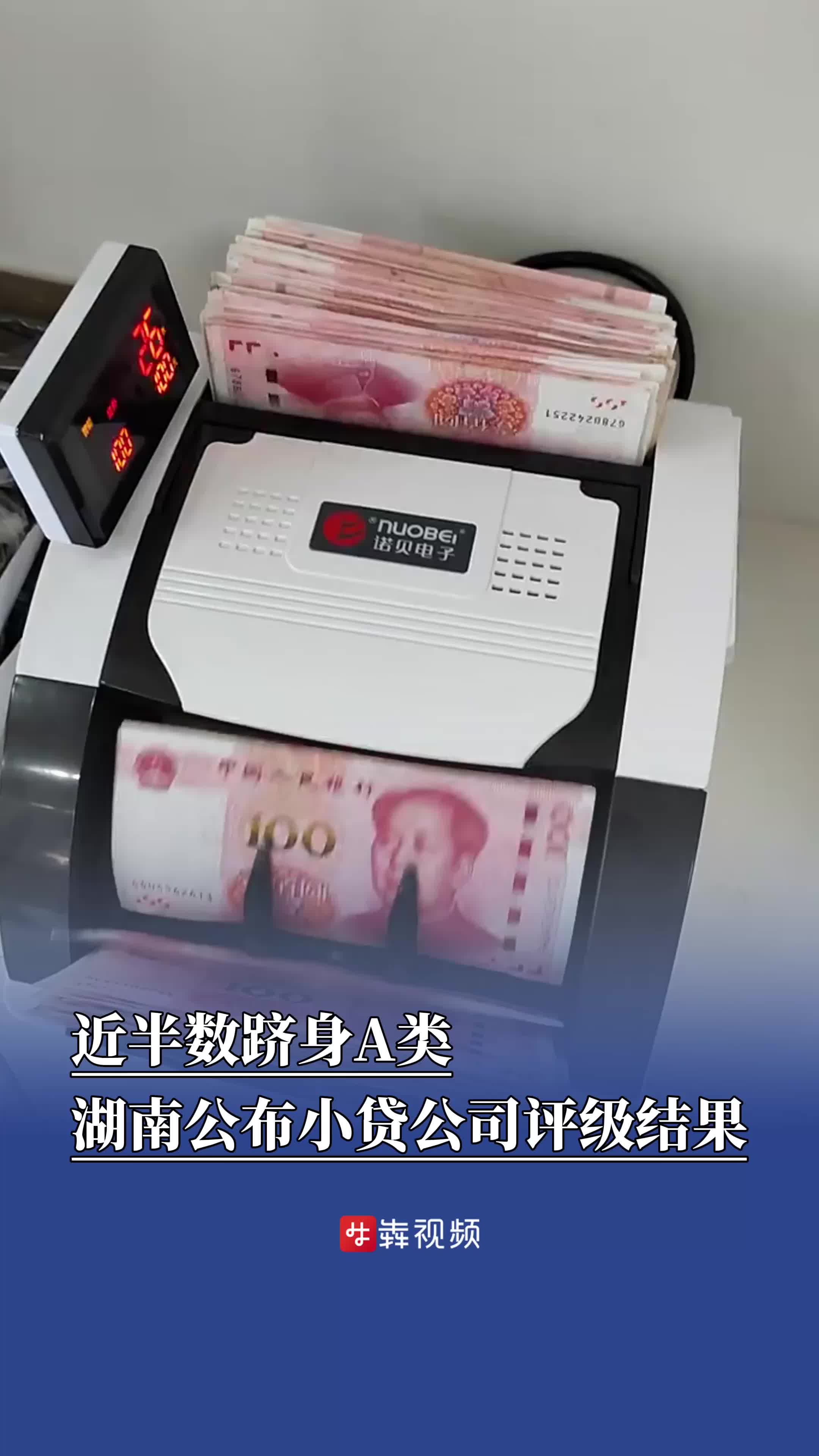 湖南小贷公司评级结果公示：近半获评A类，12家“不及格”