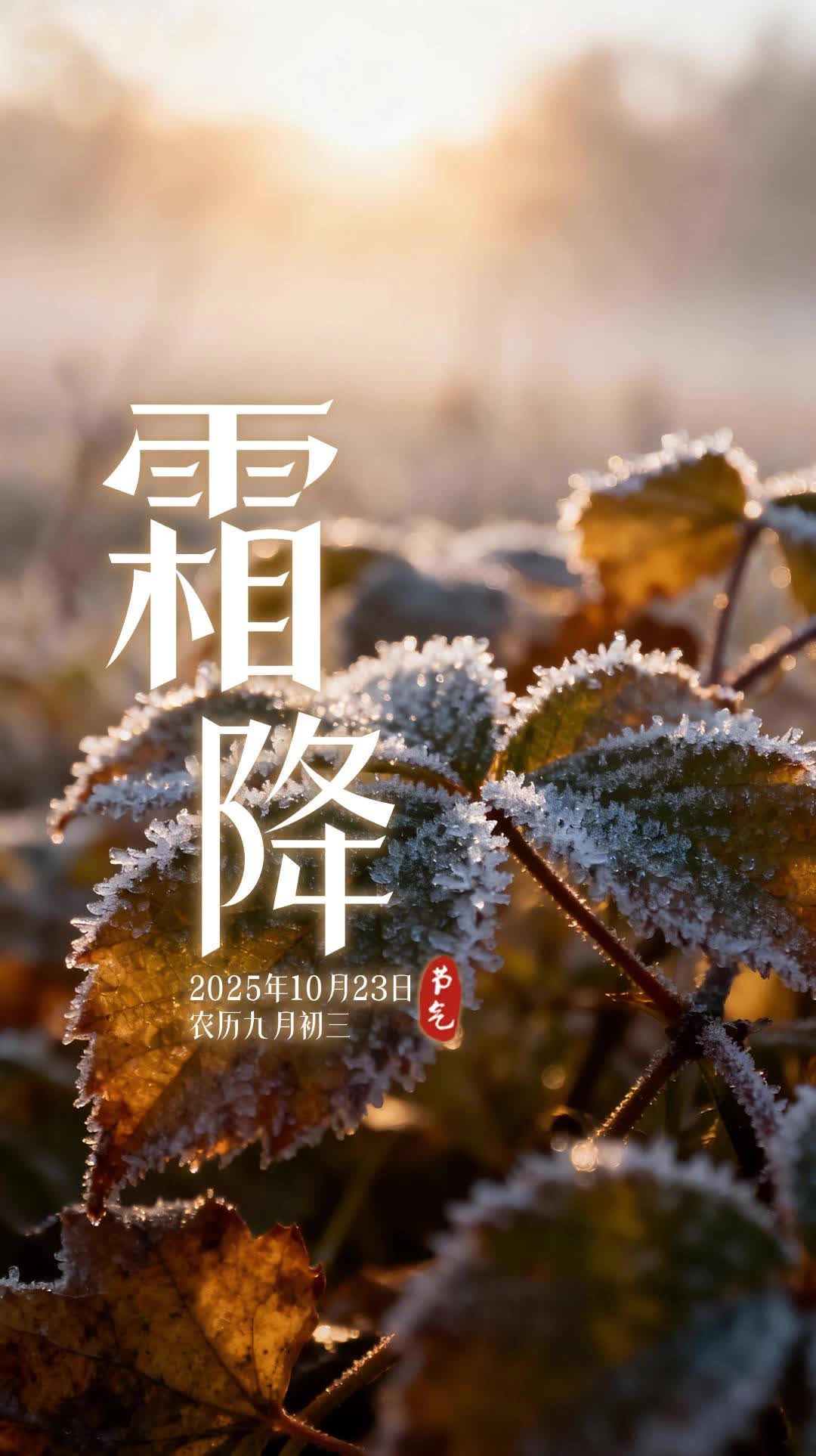 二十四节气·霜降