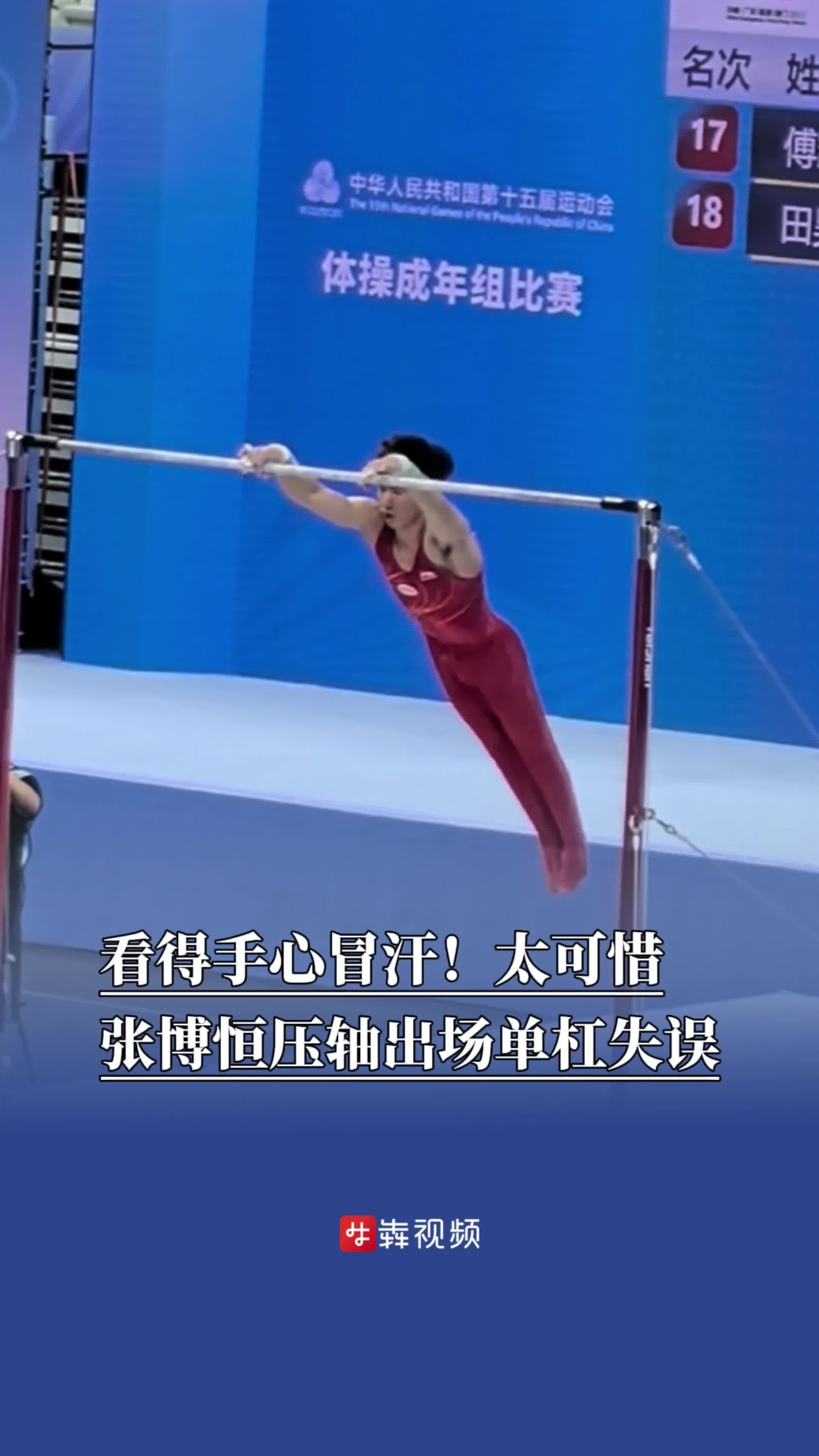 与冠军失之交臂，张博恒遗憾再夺2银|湘遇十五运会