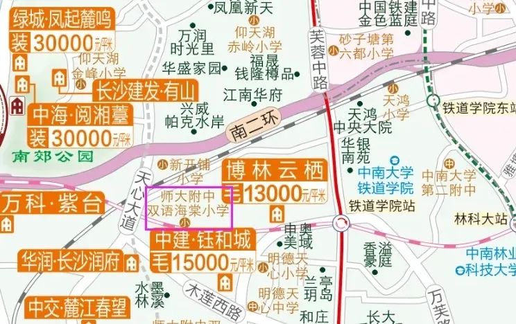 长沙楼市地图电子版图片