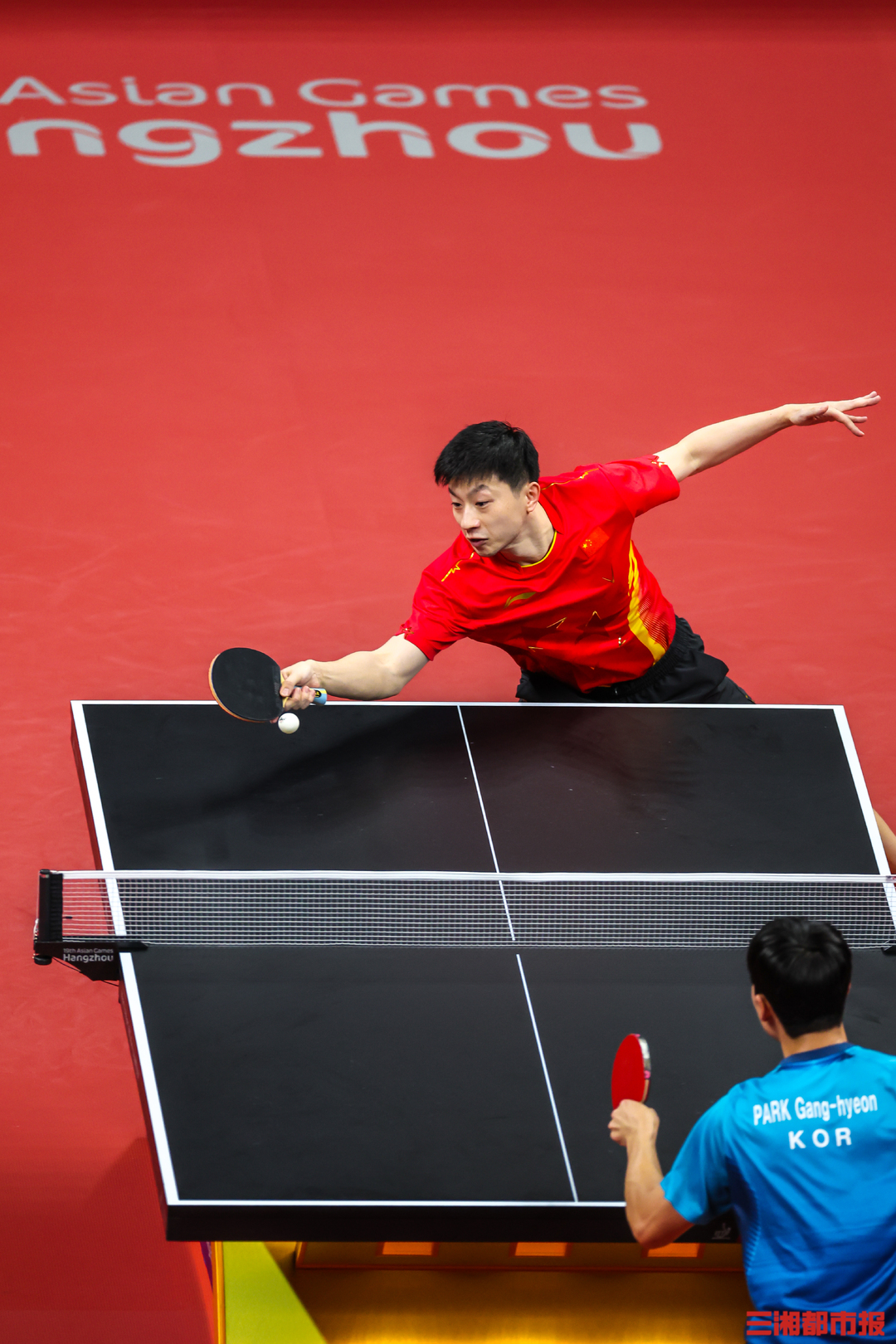 犇向亚运·图集|赢了!中国队夺得乒乓球男子团体金牌