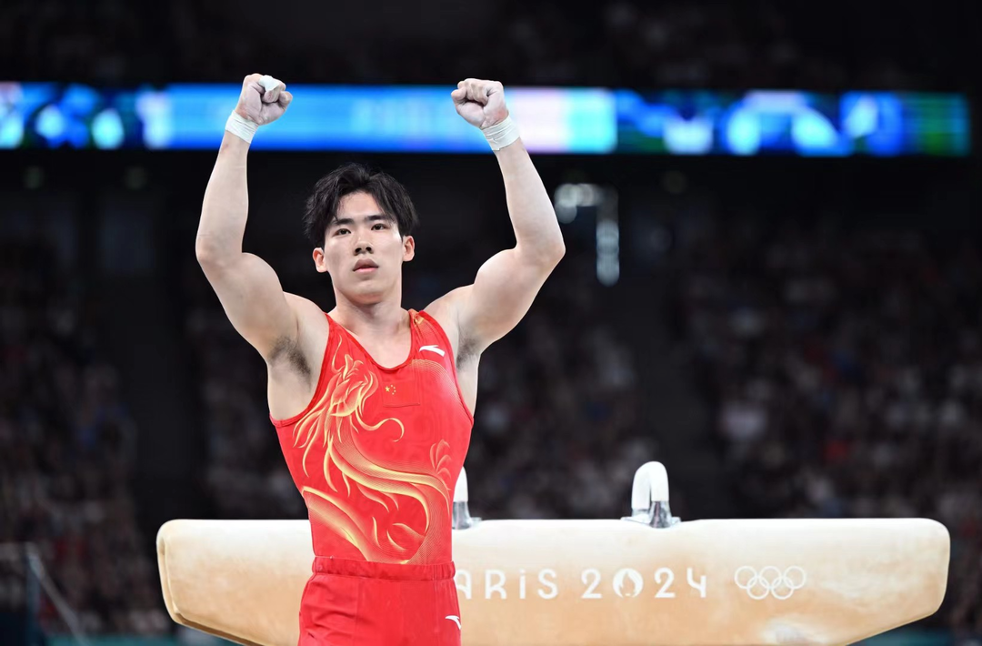 犇向巴黎｜湖南首枚奖牌！长沙伢子张博恒率领中国体操男团摘银