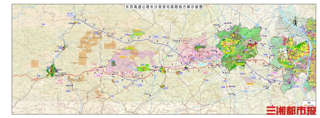 湖南未来高速公路规划图片