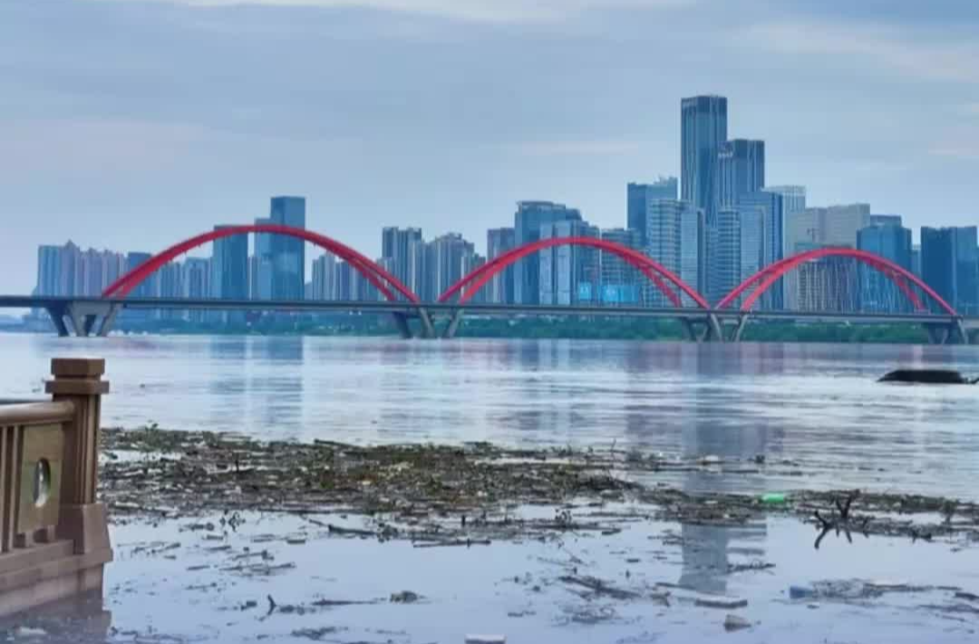 “一江六河”将有一次涨水过程，长沙市应安委办发布汛情提醒
