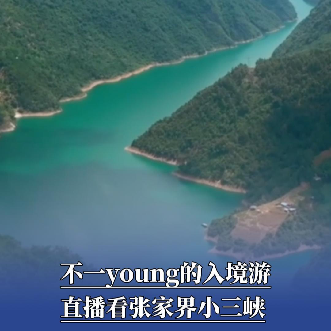 不一young的入境游，直播看张家界小三峡