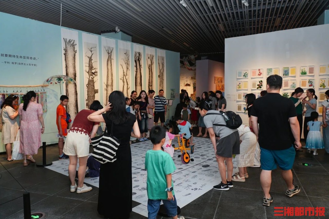在美术馆过暑假，长沙少儿美术作品展吸引近70万人参观