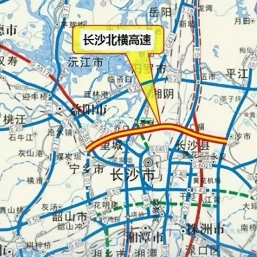 长沙北横高速“工可报告”获批，今年内或开工丨读城