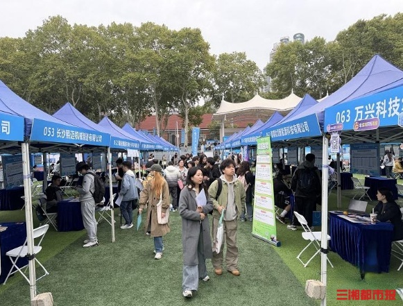 薪资开道、文化圈粉、服务暖心,495家湘企携1.4万岗位武汉揽才