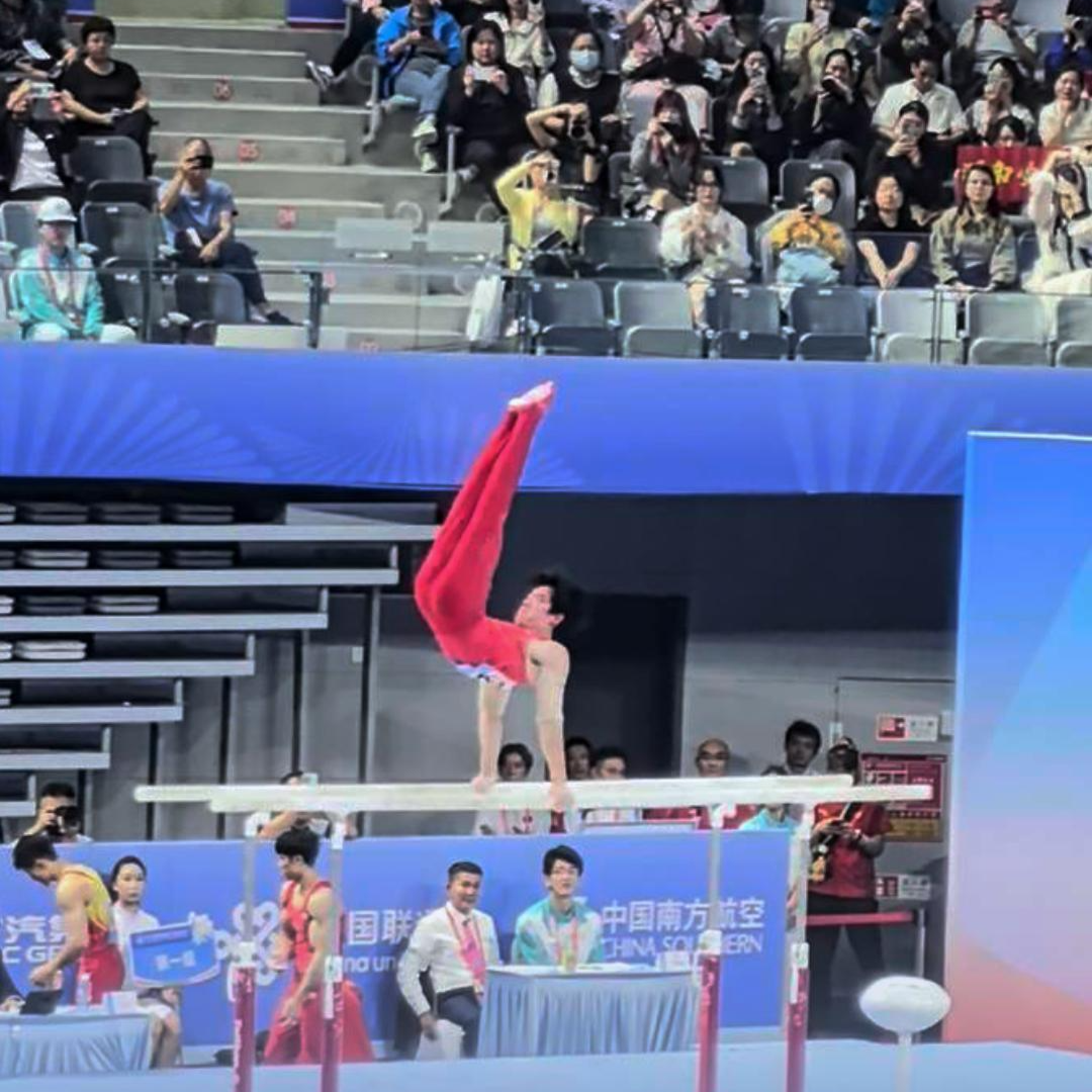 总分327.024，湖南体操队斩获团体银牌｜湘遇十五运会