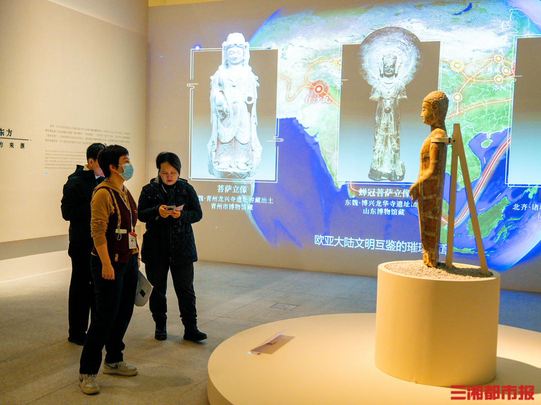 “千年微笑”在长沙盛放！青州风格佛像艺术展在湖南省博物馆启幕