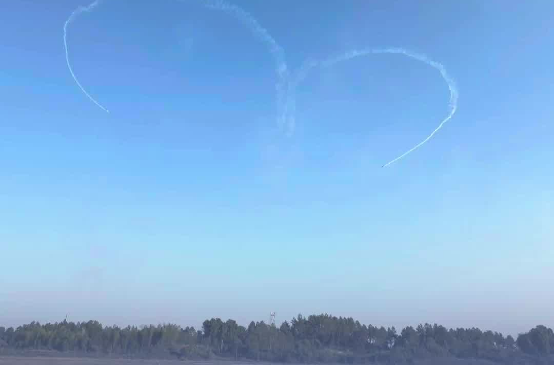 特技飞机硬核“比心”，2025湖南通用航空博览会动态飞行表演惊艳亮相