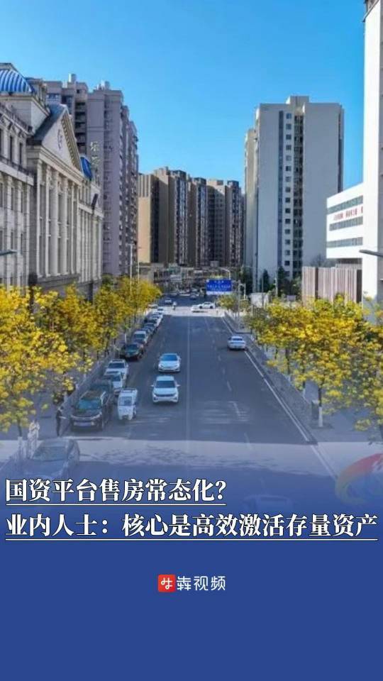 国资平台售房常态化？业内人士：核心是高效激活存量资产