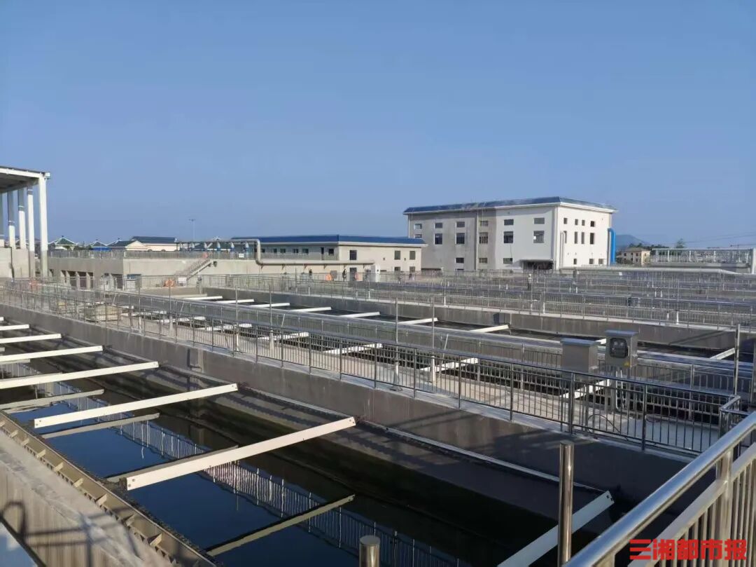 长沙望城治水再添“绿色屏障”，望城第一污水处理厂扩容工程启动试运行丨读城